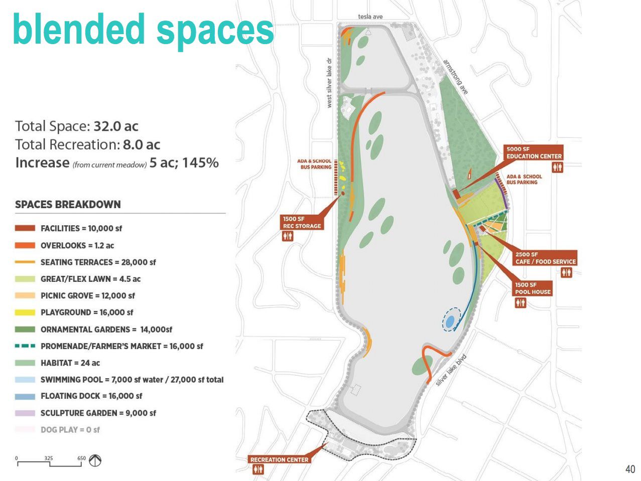 Silver Lake Reservoir Blended Spaces - Map